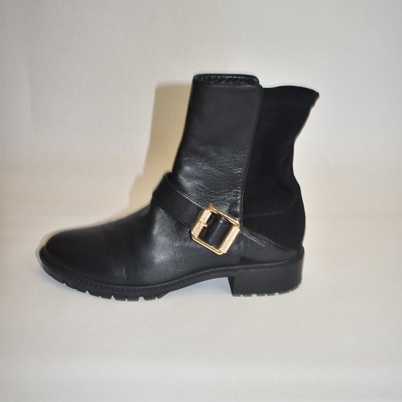 Stuart Weitzman City Buckle Bootie Black 5050 Size 7 - Picture 5 of 10